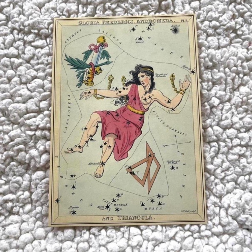 Vintage Greek/Roman Constellation Card